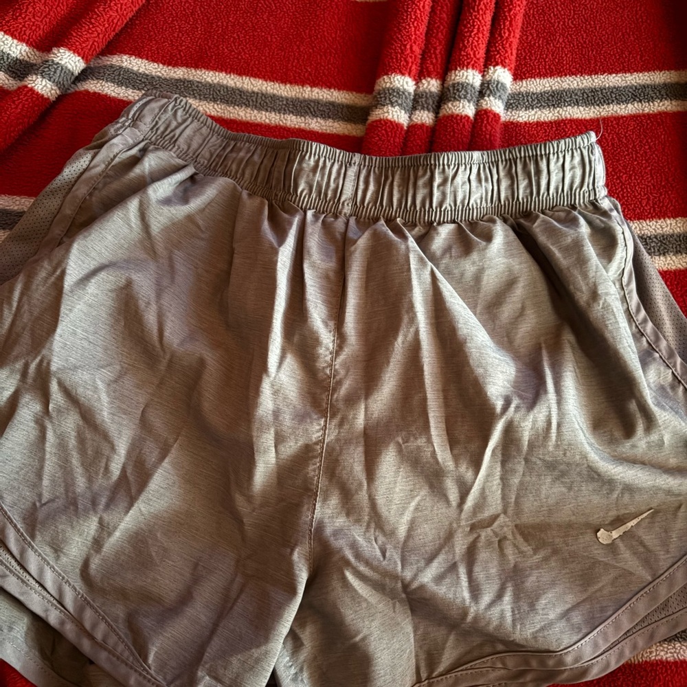 Nike Silver Gray Running Shorts